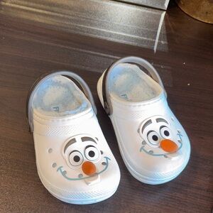 EUC CROCS DISNEY OLAF FROZEN clog shoes children’s size 8.